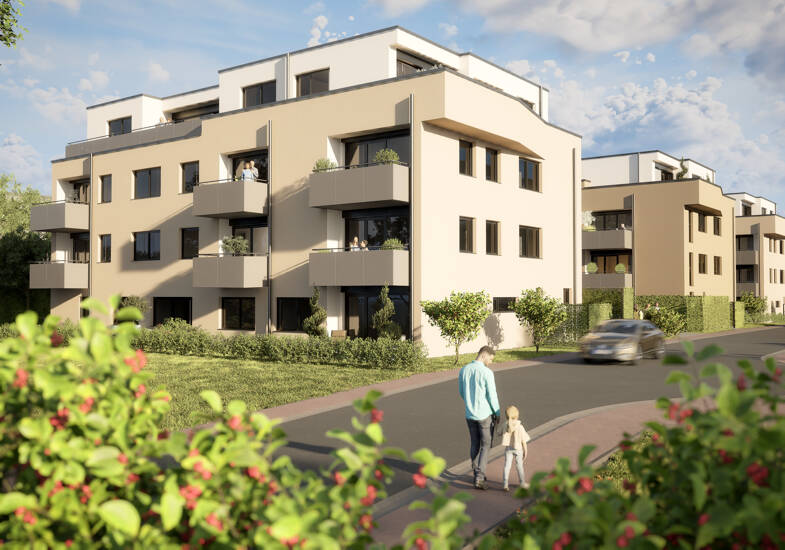 Wohnung zum Kauf - Neubau provisionsfrei 360.000 € 3 Zimmer 80,6 m² EG Annerod Fernwald 35463