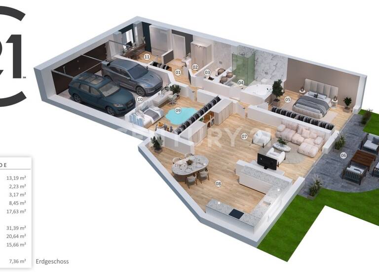 Wohnung zum Kauf 427.000 € 4 Zimmer 134,5 m²<br/>Wohnfläche EG<br/>Geschoss ab sofort<br/>Verfügbarkeit Pforzheimer Str. 9 Kieselbronn 75249
