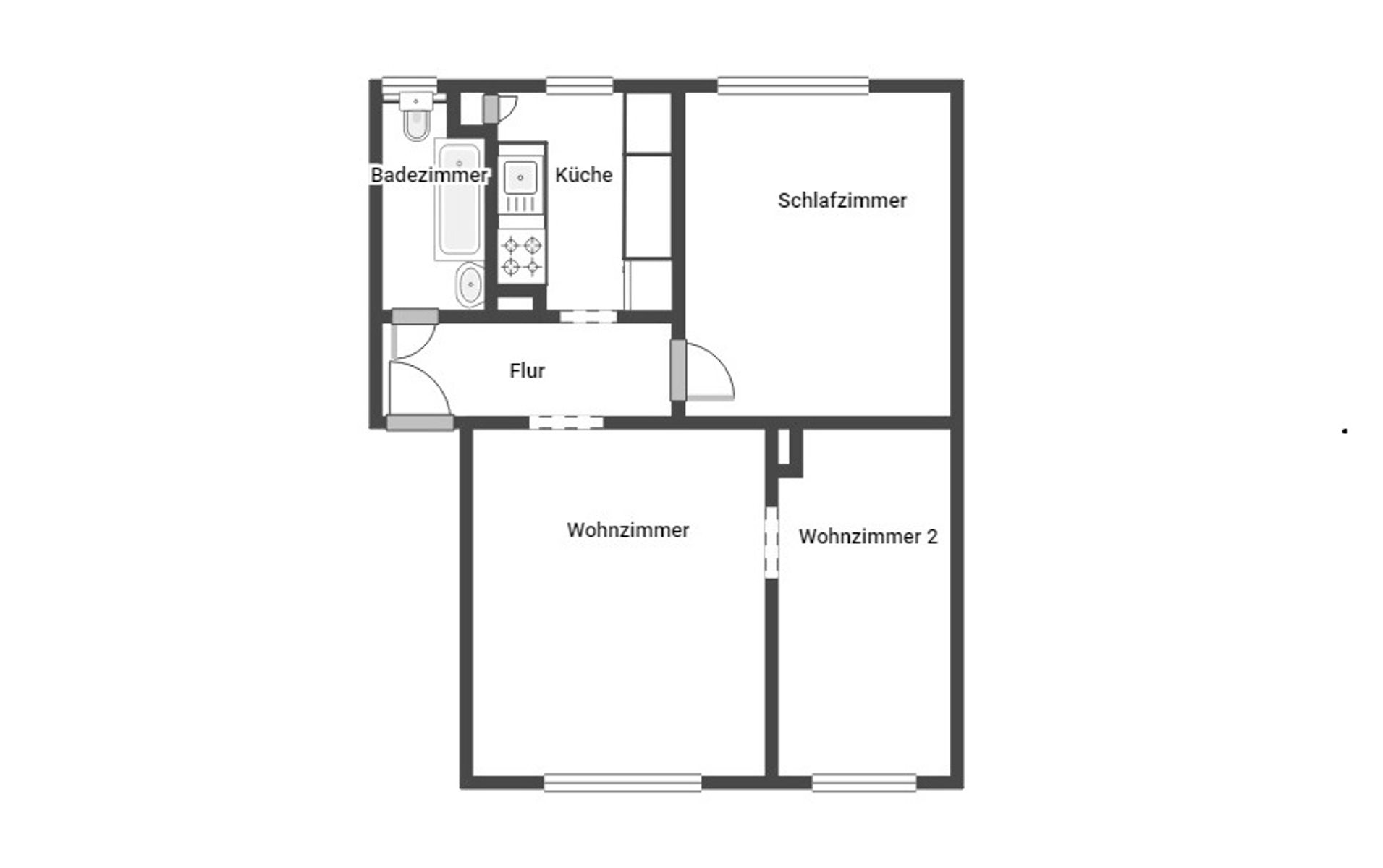 Immobilie zum Kauf als Kapitalanlage geeignet 99.000 € 3 Zimmer 58 m²<br/>Fläche Vierlinden Duisburg 47178