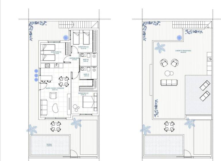 Villa zum Kauf - Erstbezug provisionsfrei 259.900 € 4 Zimmer 89 m² 170 m² Grundstück El Jimenado 30708