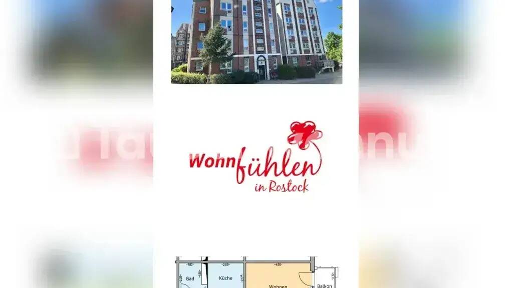 Studio zur Miete Tauschwohnung 390 € 1 Zimmer 34 m² 3. Geschoss Stadtmitte Rostock 18055