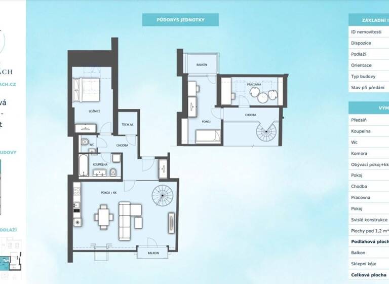 Wohnung zum Kauf 690.800 € 105 m² 5. Geschoss Prag 17000