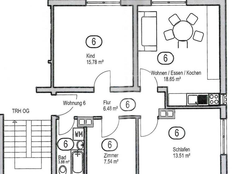 Wohnung zum Kauf 138.000 € 4 Zimmer 65,8 m² 1. Geschoss Pocking 94060