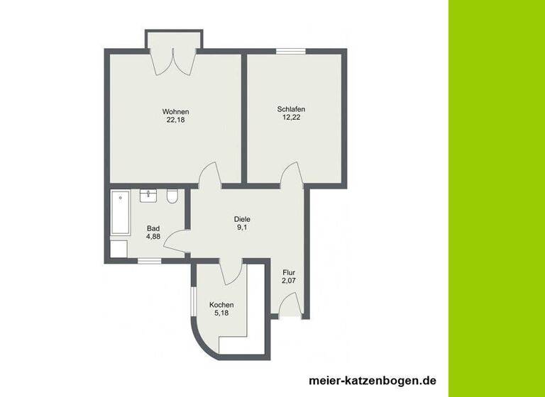Wohnung zur Miete 830 € 2 Zimmer 56 m² frei ab sofort Ingolstadt 85049