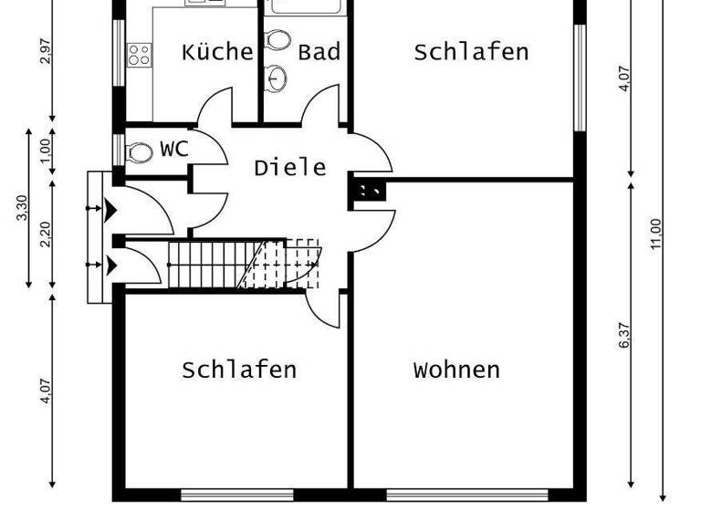 Mehrfamilienhaus zum Kauf als Kapitalanlage geeignet 490.000 € 8 Zimmer 173 m² 736 m² Grundstück Bendestorf 21227