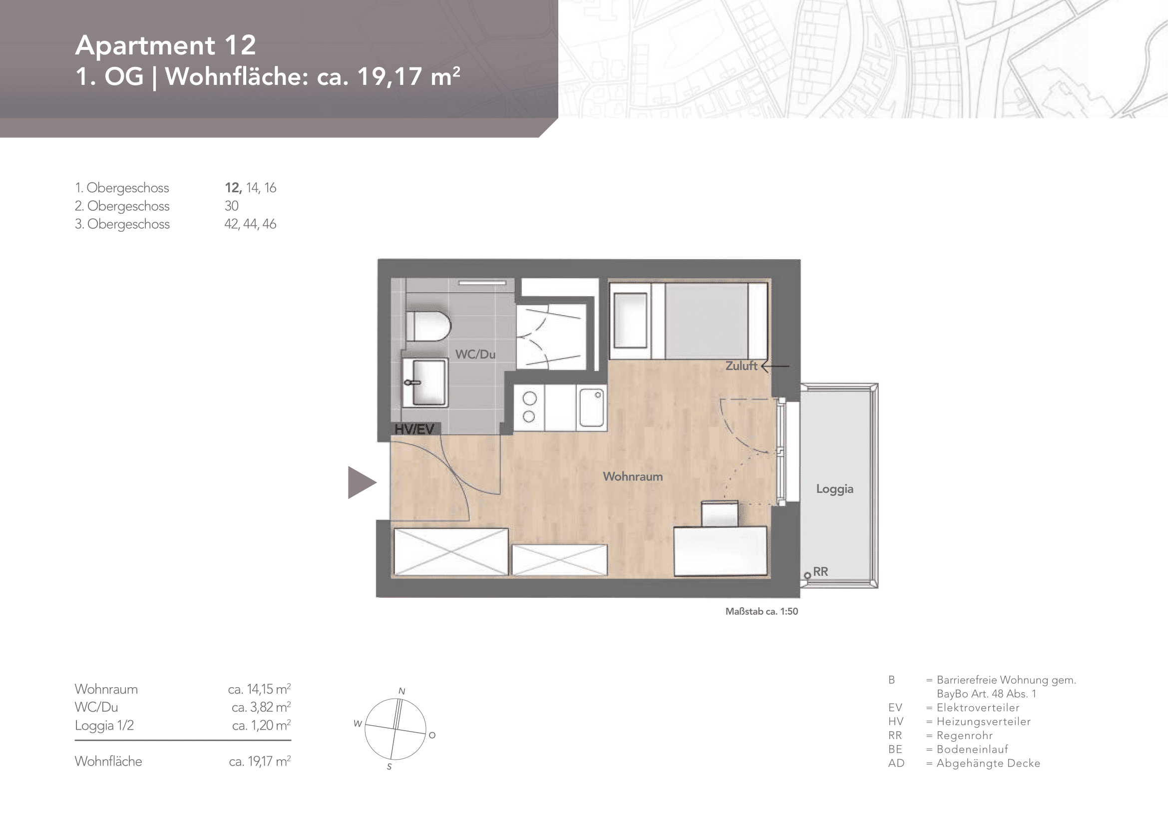 Wohnung zum Kauf provisionsfrei 249.500 € 1 Zimmer 19 m²<br/>Wohnfläche ab sofort<br/>Verfügbarkeit Ramersdorf München 81549