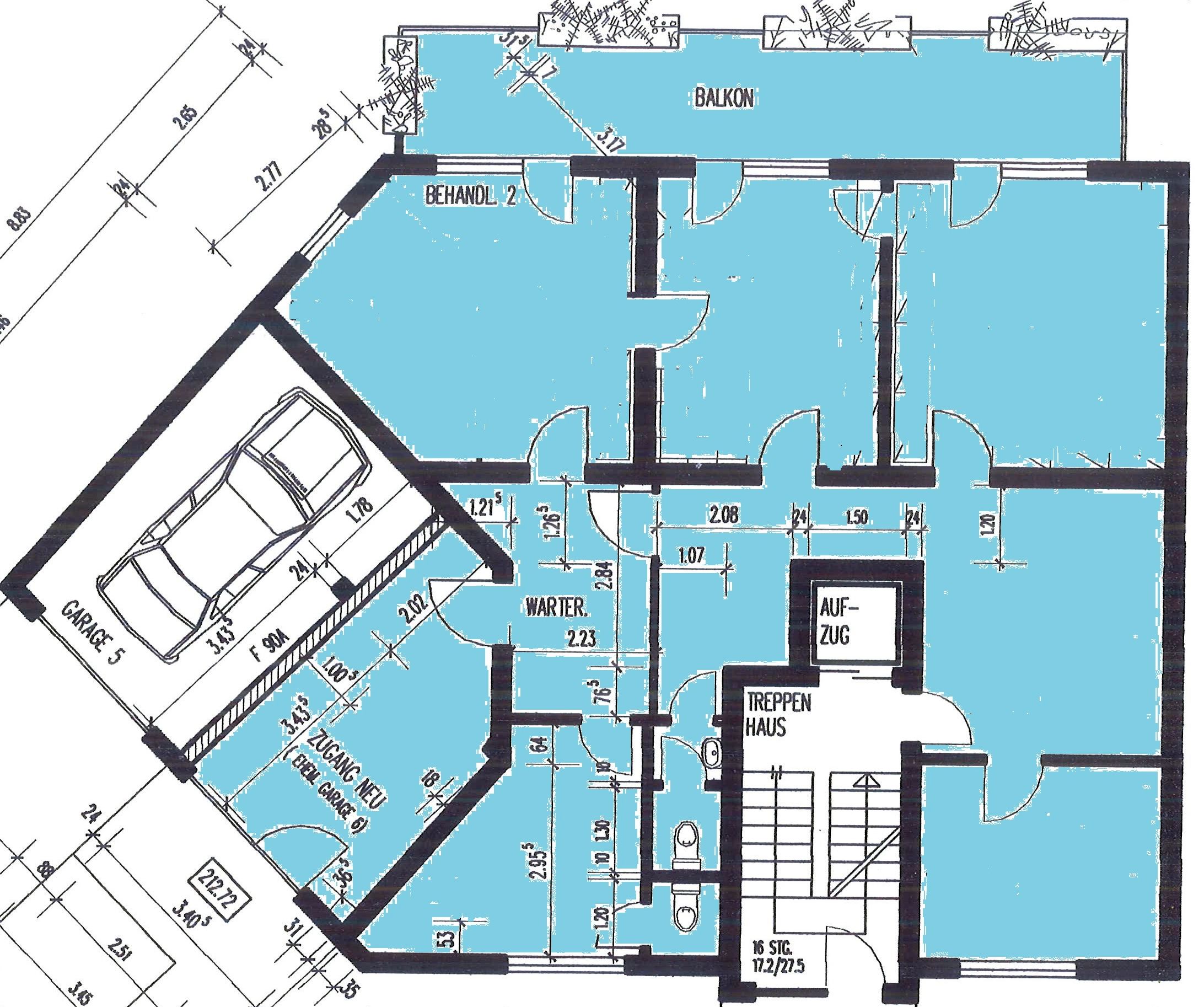 Büro-/Praxisfläche zur Miete provisionsfrei 1.200 € 5 Zimmer 152 m²<br/>Bürofläche Freiligrathstraße 59 Heckinghausen Wuppertal 42289