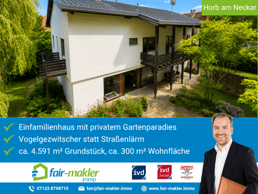 Einfamilienhaus zum Kauf 739.000 € 8 Zimmer 344,8 m² 4.591 m² Grundstück Betra Horb am Neckar 72160