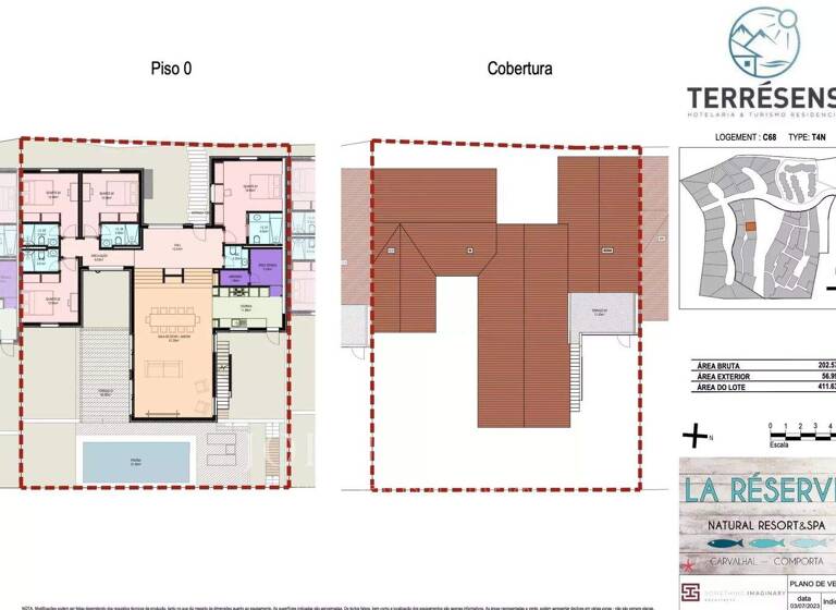 Villa zum Kauf provisionsfrei 1.450.000 € 202 m² 411,6 m² Grundstück Carvalhal 7570-779