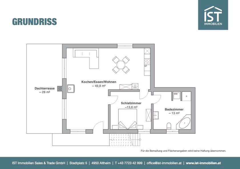 Wohnung zur Miete 930 € 2 Zimmer 76 m²<br/>Wohnfläche 1.<br/>Geschoss ab sofort<br/>Verfügbarkeit Polling im Innkreis 4951