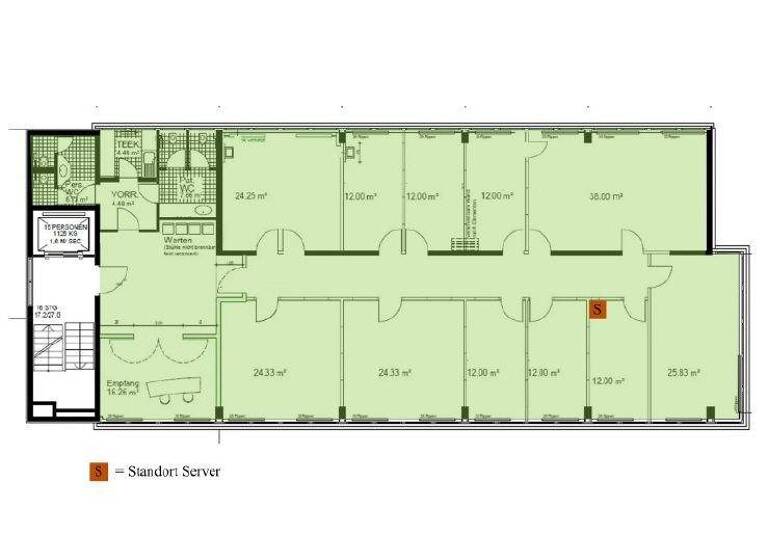 Büro zur Miete 13 € 296 m² Bürofläche Plittersdorf Bonn 53175