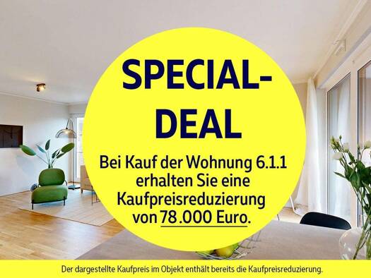 Wohnung zum Kauf - Neubau provisionsfrei 525.000 € 3 Zimmer 91,4 m² Nassauer Straße 1 Oberursel 61440