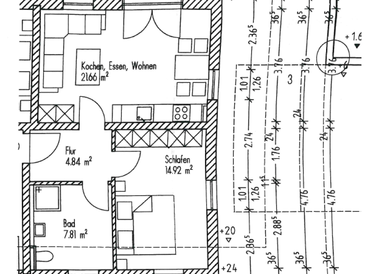 Wohnung zur Miete 720 € 2 Zimmer 54,2 m² Nandlstadt 85405