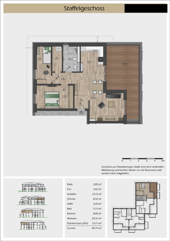 Wohnung zur Miete 1.378 € 3 Zimmer 84,7 m²<br/>Wohnfläche 2.<br/>Geschoss 01.02.2025<br/>Verfügbarkeit Trögelsbyer Weg 46 Engelsby - Vogelsang Flensburg 24943