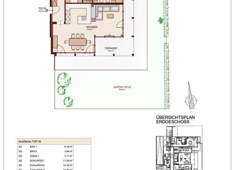 Wohnung zum Kauf - Erstbezug 2.998.250 € 4 Zimmer 124,2 m² Seeboden am Millstätter See 9871