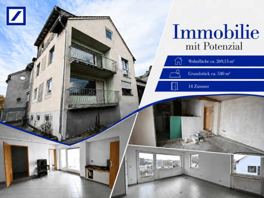 Mehrfamilienhaus zum Kauf 199.000 € 14 Zimmer 269,1 m² 540 m² Grundstück frei ab sofort Mittelstraße 32 Dahlheim 56348