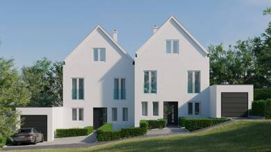 Doppelhaushälfte zum Kauf - Erstbezug provisionsfrei 690.000 € 7 Zimmer 155,1 m² 490 m² Grundstück frei ab sofort Flachsleite 70 A Sennfeld 97526