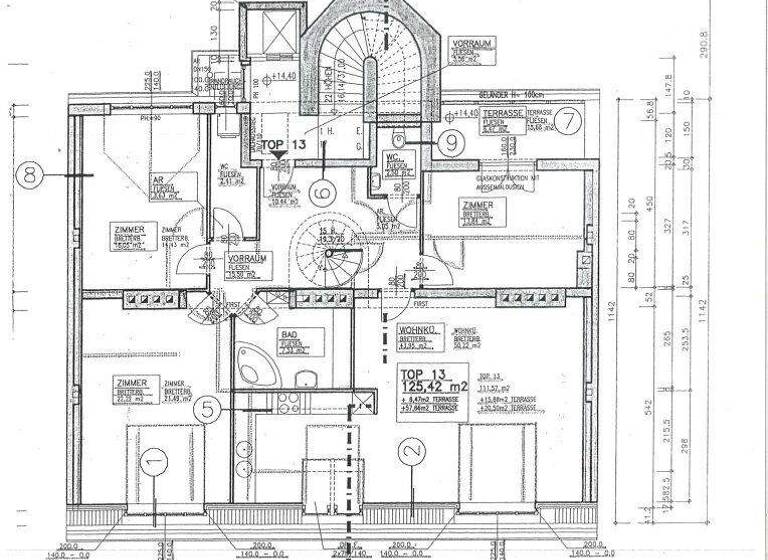 Wohnung zur Miete 1.450 € 4 Zimmer 125,4 m² 4. Geschoss Wien 1120
