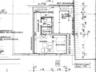 Wohnung zur Miete 400 € 1 Zimmer 40 m² 2. Geschoss frei ab sofort Dollnstein Dollnstein 91795
