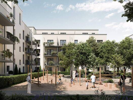 Terrassenwohnung zum Kauf - Erstbezug provisionsfrei 399.900 € 2 Zimmer 67,2 m² EG Lilli-Marx-Straße 32 Benrath Düsseldorf 40597