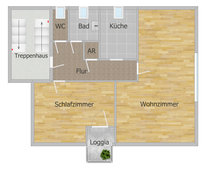 Wohnung zum Kauf 195.000 € 2 Zimmer 57 m²<br/>Wohnfläche Bislohe / Braunsbach Sack Fürth 90765