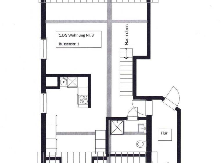 Wohnung zur Miete 800 € 2 Zimmer 65 m² 2. Geschoss frei ab sofort Bussenstraße 1 Markdorf 88677