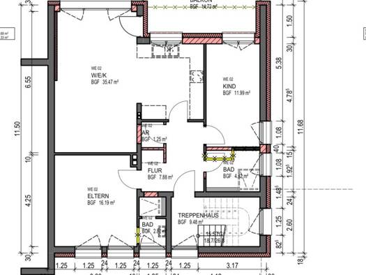 Wohnung zur Miete 1.300 € 3 Zimmer 87 m² frei ab 01.12.2025 Heiligkreuz Trier 54295