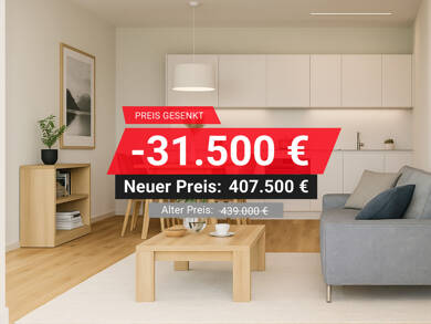 Wohnung zum Kauf - Erstbezug provisionsfrei 407.500 € 2 Zimmer 41,1 m² 1. Geschoss Jägerstraße 29-31 Oberschleißheim Karlsfeld 85764