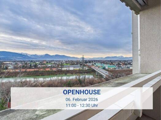 Wohnung zur Miete 2 Zimmer 62 m² 8. Geschoss Bregenz 6900