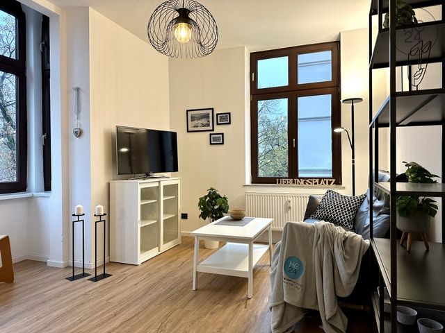 Wohnung zur Miete Wohnen auf Zeit 1.200 € 2 Zimmer 55 m²<br/>Wohnfläche 02.01.2025<br/>Verfügbarkeit Zentrum - West Leipzig 04109