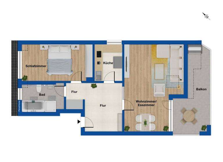 Wohnung zum Kauf 250.000 € 2 Zimmer 66,7 m² 2. Geschoss Oberlar Troisdorf 53842