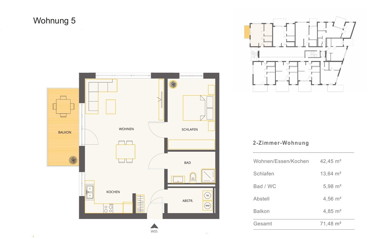 Wohnung zum Kauf 332.000 € 2 Zimmer 71,5 m²<br/>Wohnfläche Altensteig Altensteig 72213