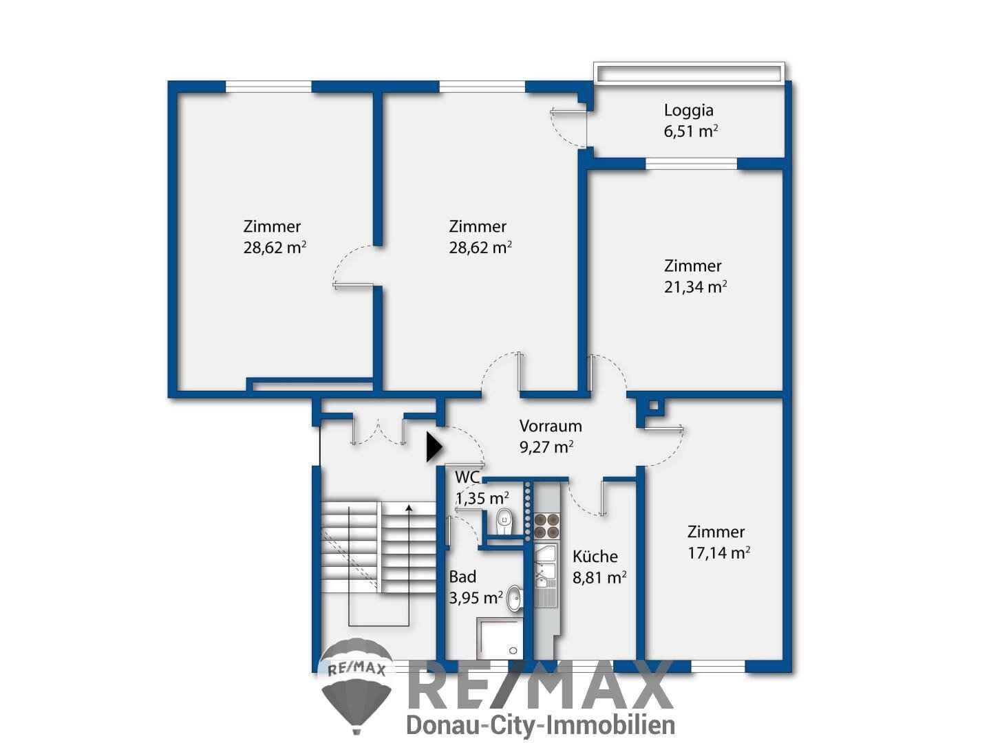 Wohnung zum Kauf 299.000 € 4 Zimmer 119,2 m²<br/>Wohnfläche 3.<br/>Geschoss Maria Enzersdorf 2344