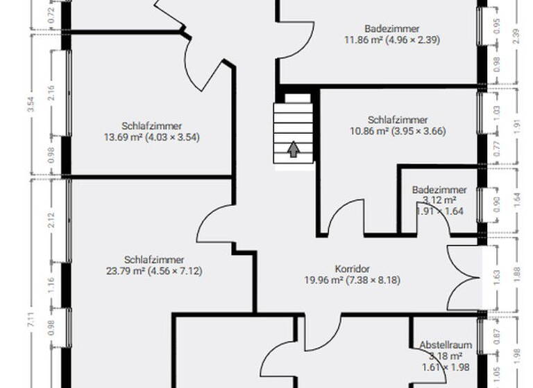 Wohnung zur Miete 390 € 6 Zimmer 150 m²<br/>Wohnfläche 2.<br/>Geschoss Cölbe Cölbe 35091