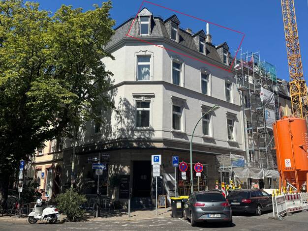 Maisonette zum Kauf provisionsfrei 329.000 € 2 Zimmer 47 m² 3. Geschoss Spohrstraße 41 Nordend-West Innenstadt III 60318
