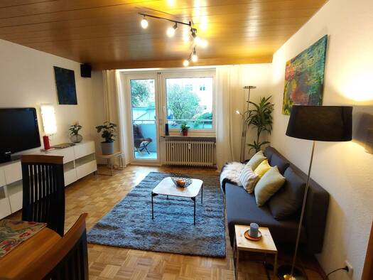 Wohnung zur Miete 1.395 € 2 Zimmer 56 m² Geschoss 1/5 frei ab sofort Sylvensteinstraße 10 Sendling München 81369
