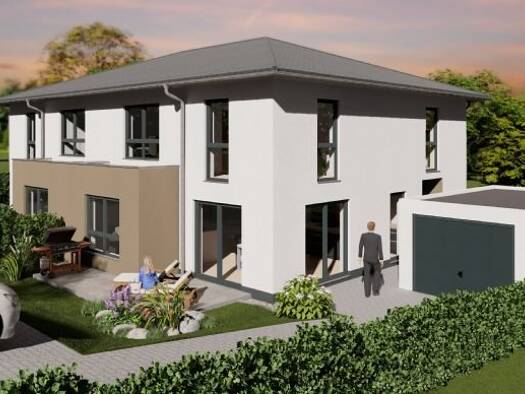 Doppelhaushälfte zum Kauf - Erstbezug provisionsfrei 475.000 € 4 Zimmer 134,8 m² 388 m² Grundstück frei ab sofort Spittelberg Kallmünz Kallmünz 93183