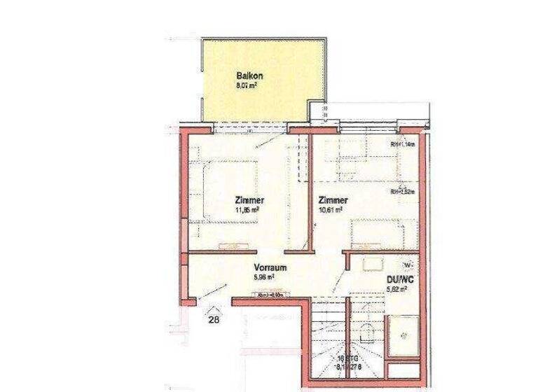 Wohnung zur Miete 3.123 € 4 Zimmer 130,9 m² Wien 1160