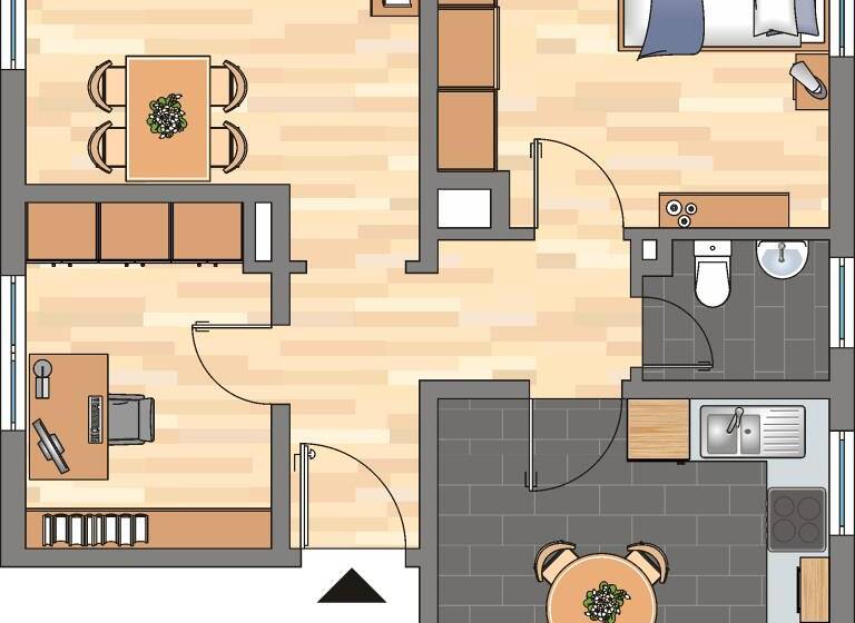 Wohnung zur Miete 499 € 3 Zimmer 55 m²<br/>Wohnfläche Dachgeschoss, 2.<br/>Geschoss Hiltroper Straße 74 Hofstede Bochum 44809