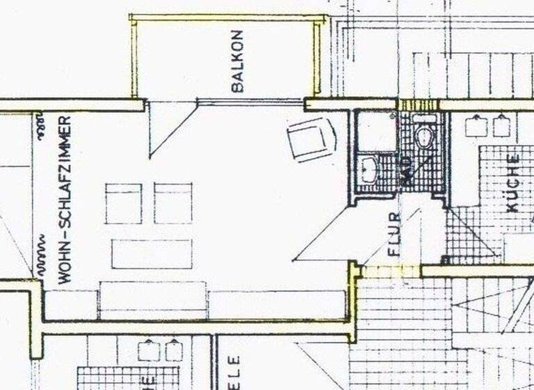 Studio zur Miete 600 € 1 Zimmer 42 m² 3. Geschoss frei ab 01.03.2026 Friedrich-Ebert-Str. 52-54 Schwetzingen 68723