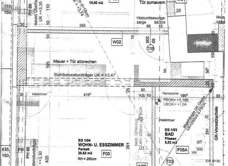 Wohnung zur Miete 339 € 2 Zimmer 55,4 m² Wilhelmsburg 3150