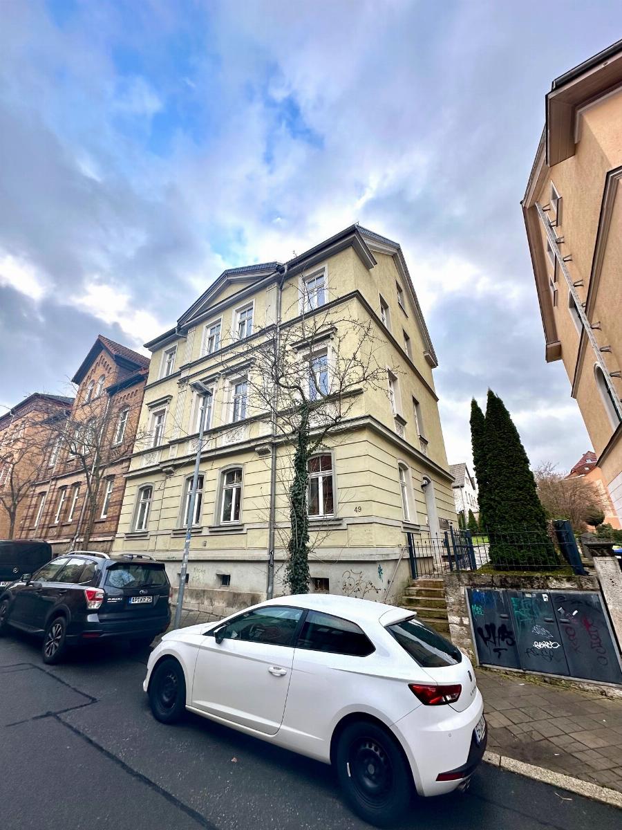 Wohnung zur Miete 640 € 3 Zimmer 64 m²<br/>Wohnfläche ab sofort<br/>Verfügbarkeit Washingtonstraße 49 Westvorstadt Weimar 99423