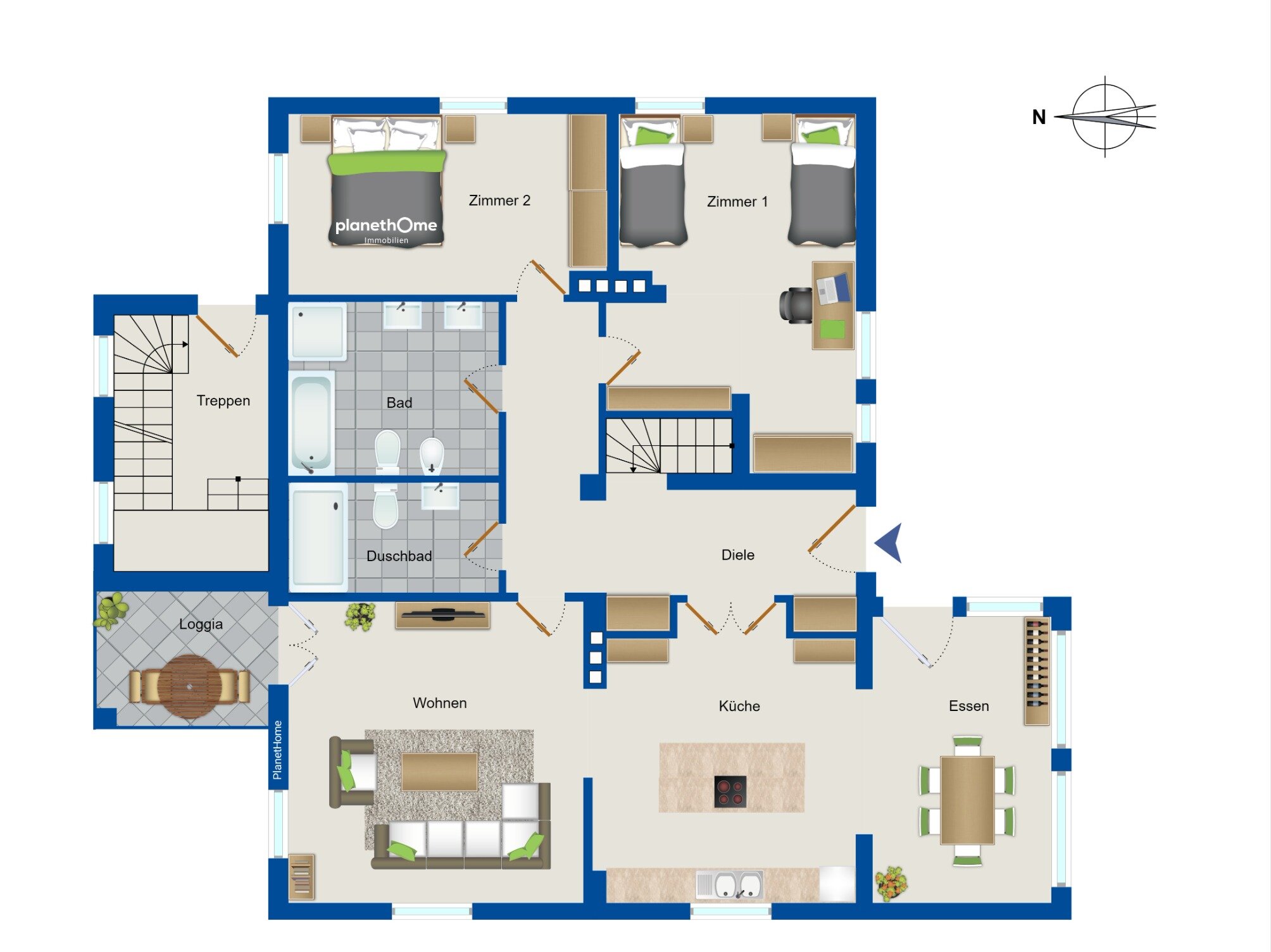 Mehrfamilienhaus zum Kauf 790.000 € 12 Zimmer 270 m²<br/>Wohnfläche 1.217 m²<br/>Grundstück Glienicke/Nordbahn 16548