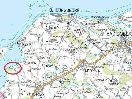 Grundstück zum Kauf provisionsfrei 65.400 € 327 m² Grundstück Baugenehmigung vorhanden Teßmannsdorf Am Salzhaff 18233