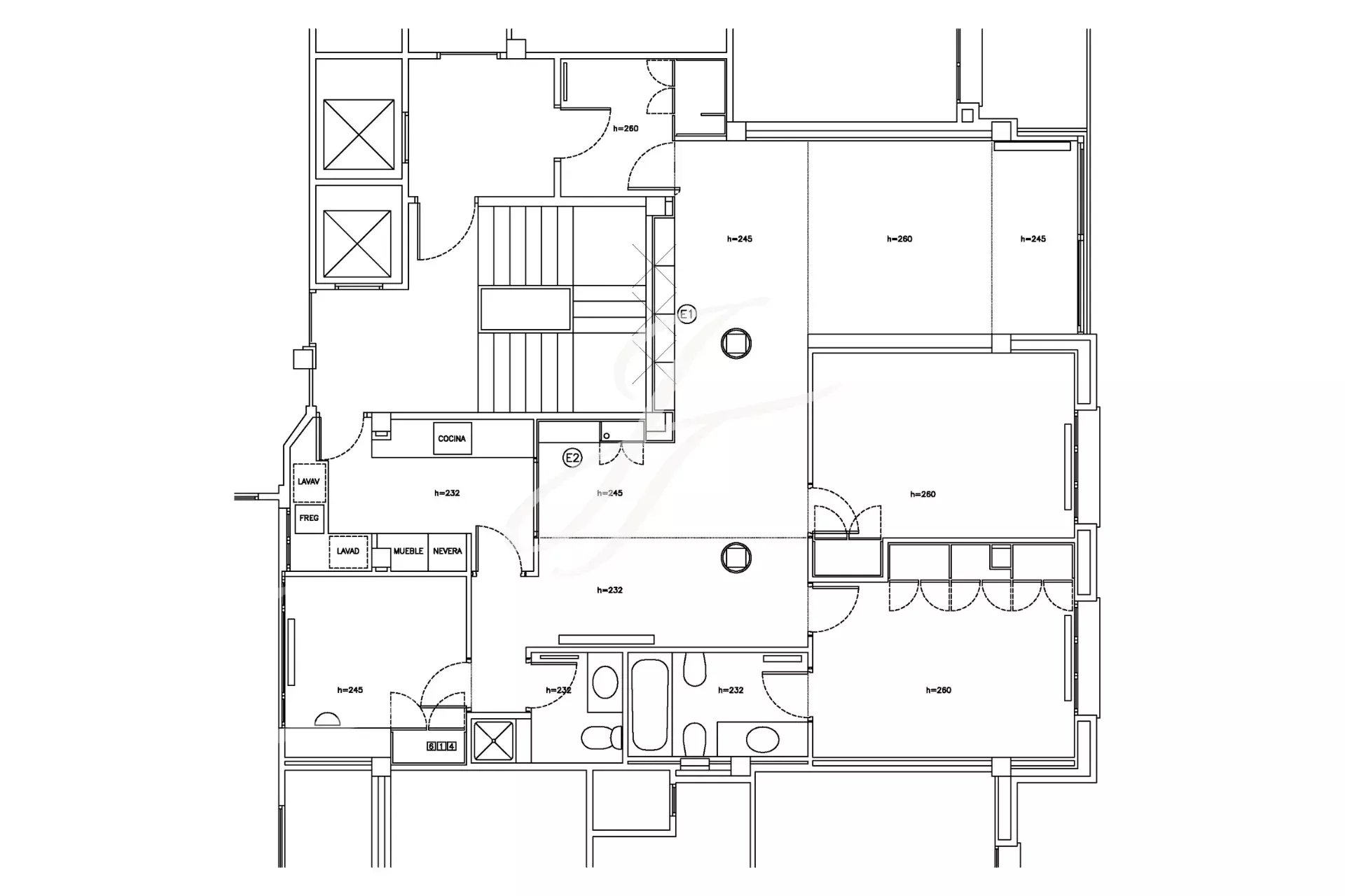 Studio zur Miete provisionsfrei 2.600 € 183 m²<br/>Wohnfläche 7.<br/>Geschoss 31.01.2025<br/>Verfügbarkeit Madrid 28036