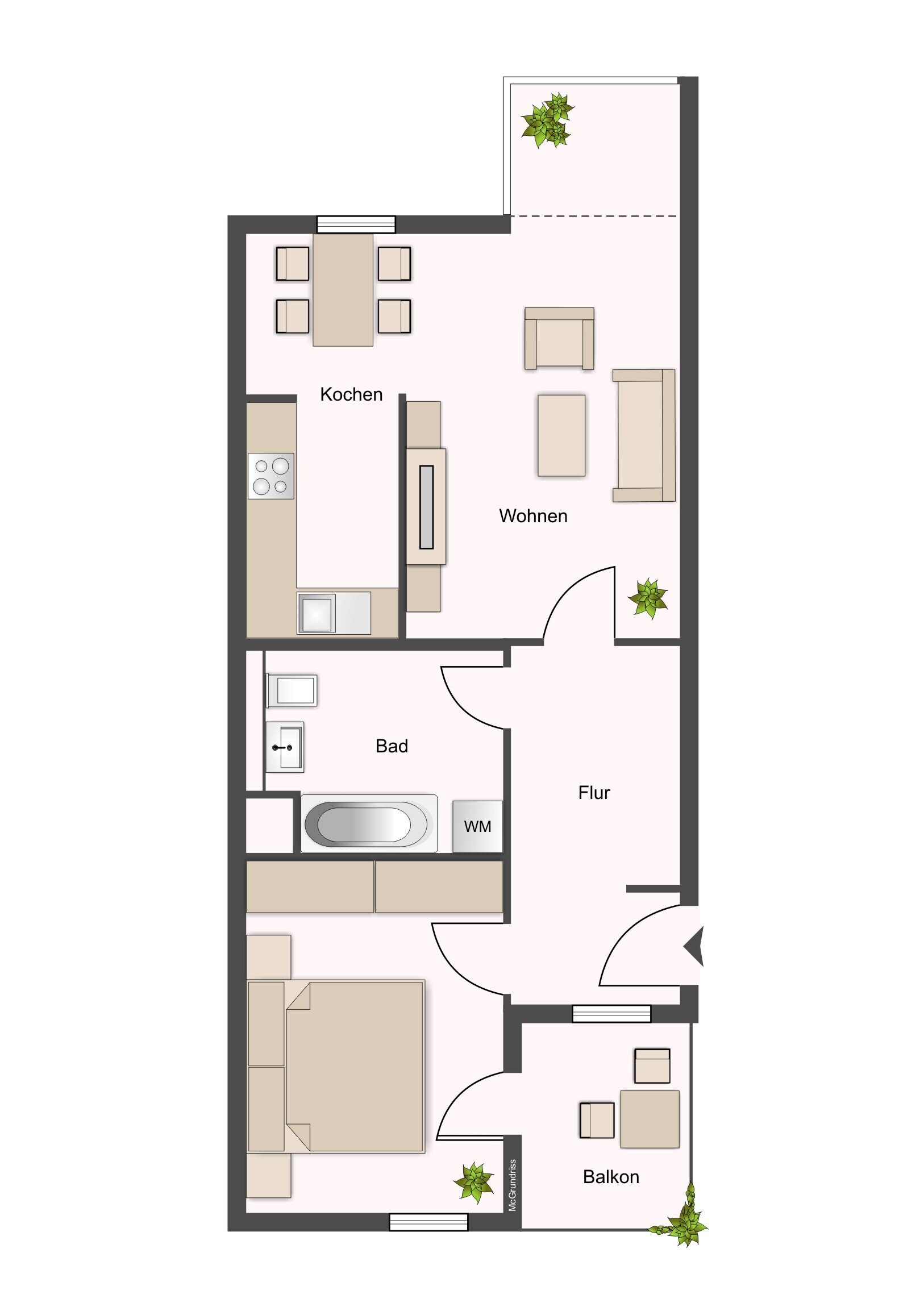 Wohnung zur Miete 600 € 2 Zimmer 59,2 m²<br/>Wohnfläche 3.<br/>Geschoss ab sofort<br/>Verfügbarkeit Breite Str. 10 Wenigenjena - Ort Jena 07749