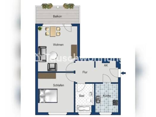 Wohnung zur Miete Tauschwohnung 618 € 2 Zimmer 62 m² 2. Geschoss Französisch Buchholz Pankow 13125