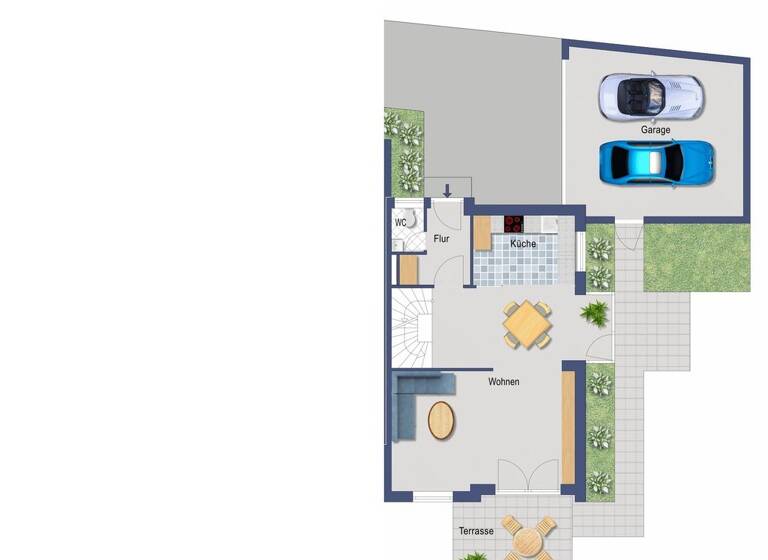 Doppelhaushälfte zum Kauf 1.090.000 € 5 Zimmer 150 m² 401 m² Grundstück Königswiesen Gauting 82131