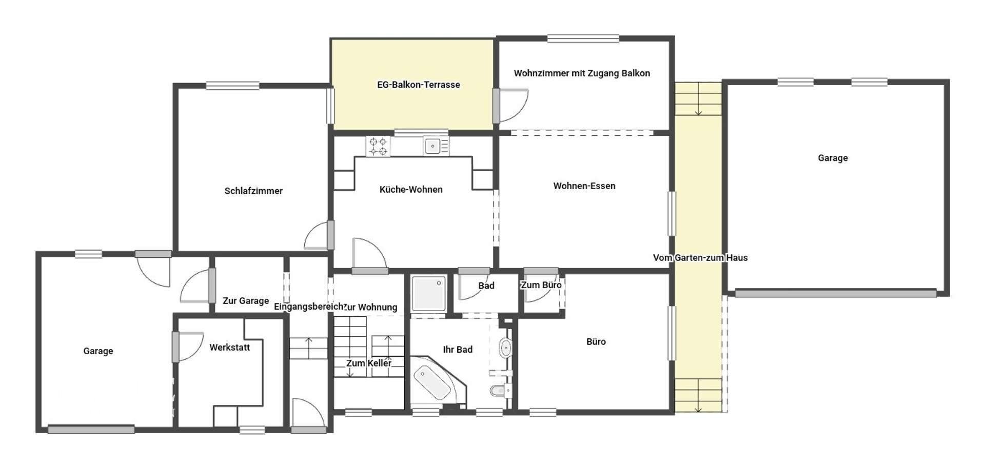 Wohnung zum Kauf provisionsfrei 370.000 € 3 Zimmer 96 m²<br/>Wohnfläche EG<br/>Geschoss Ihrlerstein Ihrlerstein 93346