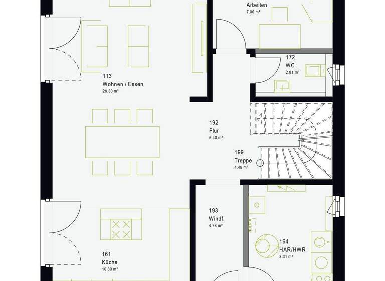 Einfamilienhaus zum Kauf provisionsfrei 419.989 € 6 Zimmer 134 m² 715 m² Grundstück Rimpar 97222